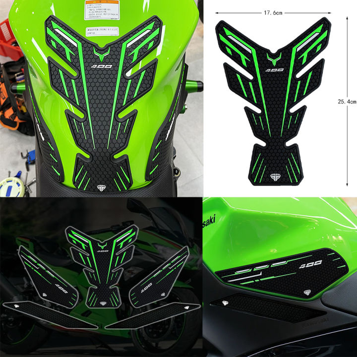 New Motorcycle Tank Pad Protector Sticker Decal Gas Fuel Knee Grip ...