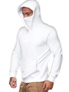 Solid Color Pullover Mask Hooded Sweatshirt: A Versatile Fashion Choice