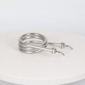 220V 700W 3 Coils Stainless Steel Heater Steaming Charter Hexagon Screw Heating Element for Electroplating Round Water Boiler