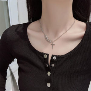 Double Layer Hip Hop Heart Necklace Womens Fashion Sensation Design Niche Luxury Clavicle Chain Necklace Fresh out 2023