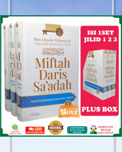 Miftah Daris Saadah 1SET PLUS BOX Isi 3 Jilid 1 2 3 Versi TAHQIQ Karya Imam Ibnu Qayyim Al-Jauziyyah Kitab Miftah Daar As Saadah Penerbit Pustaka Imam Asy-Syafii