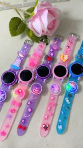 Jam Tangan Digital Untuk Anak Terbaru Strap Karakter Kuromi Cinanmarol Melody Hello Kity Unicorn