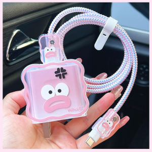 ส่งจากไทย เคส สายชาร์จ ลายการ์ตูนน่ารัก สำหรับแอปเปิ้ล Power Adapter iphone 18W/20W ตัวถนอมสายชาร์จ Cable Protector กันสายหัก