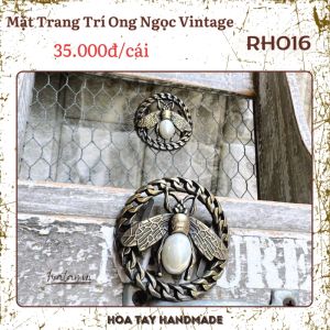 Mặt Trang Trí Ong Ngọc Vintage RH016- Cá Tính & Chất Lừ