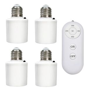 Multiple Controls E27 Wireless Remote Control Smart Timer Switch Lamp Holder 110V 220V Multi Light Timer Switch For Room Bedroom