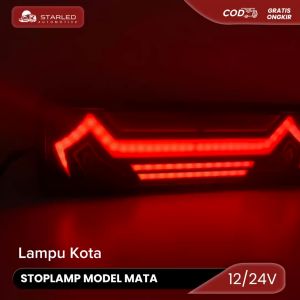 Stoplamp Truk Model Mata 12 - 24 Volt Stoplamp Truck Lampu Belakang 46CM