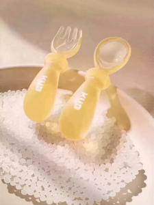 KUB | Self-feeding Training Fork and Spoon Infant Utensil