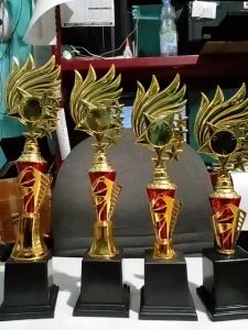 Piala Lomba Juara 1 2 3 4 (N0.18 BODY MERAH RASER) \\\"costum\\\" FREE STICKER (BOLEH satuan)TERMASUK SETICKER DAN FREE DESIGN