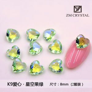 K9 Mới 8mm Vòng Đá Pha Lê Dụng Cụ Làm Đáy Tích Hợp Mắt Cá Chân Của Người Hâm Mộ Ngôi Sao Pha Lê Đá Cụp 3D Trang Trí Tay