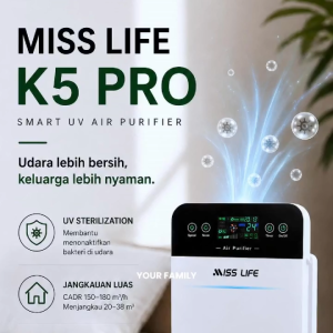 ONE HOME Air Purifier with HEPA Filter UV Light Negative Ion Helps Reduce Dust Odors Pet Dander Ideal for Baby Kids Allergy Sufferers Pet Owners Suitable for Bedroom Living Room Office in Philippines Homes