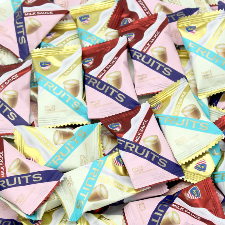 ADM Candy Milk Fruit Flavored Hard Candy Wedding Candy Strawberry