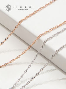 SHISHANGMEIDI | S925 Silver Thin Snake Bone Necklace For Women