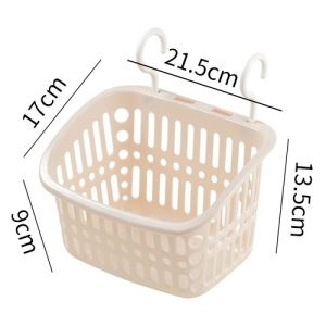 Defasilk | Double Hook Plastic Storage Basket