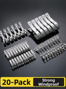 Stainless Steel Wind-Resistant Clothing Clips