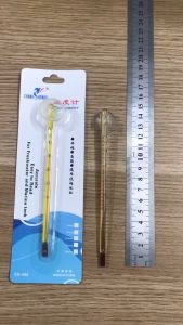 Nhiệt Kế Đo Độ Hồ Cá Bể Thủy Sinh 0 tới 50 Độ Dài 14.3cm Có Miếng Cao Su Hút Kính Có Vạch Số In Đậm Rõ Nét Dễ Đọc HÀNG NHẬP