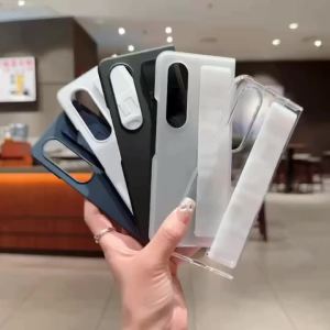 Luxury Ultra thin Silicone Wristband Phone Case For Samsung Galaxy Z Fold 8 Ultra 7 6 5 4 3 Shockproof Folding Hard Matte Cover