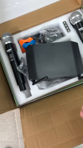 [ Hàng Nhập Khẩu ] Micro Đầu Thu Lớn GLXD4 - Micro Karaoke Cao Cấp Hút Âm Tốt Bắt Sóng Xa Ổn Định Chống Hú Tuyệt Đối Điều Chỉnh Riêng Biệt Dùng Được Cho Loa Kéo Amply Mixer Kết Nối Dễ Dàng Phụ Kiện Đầy Đủ