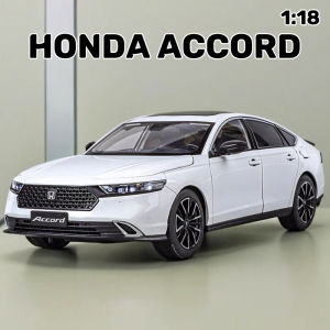 Quy Mô 1:18 Honda Accord xe hợp kim Mô Hình Xe mô hình đúc Âm Thanh Ánh Sáng Xe Những Người Yêu Thích Bộ Sưu Tập Trẻ Em Món Quà Sinh Nhật Kim Loại Đồ chơi bé trai