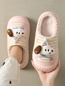 Dép Cotton Hoạt Hình Dễ Thương Cho Nữ Dép Đi Trong Nhà Mùa Đông 2025 Dép Cotton Chống Trượt Ấm Áp Cho Nữ Dép Cotton Mùa Đông 2025