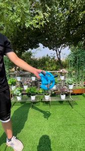 Three Arms Rotating Lawn Sprinkler with Support Base | Sprinkler Tiga Lengan Putaran 360 Derajat dengan Alas Dudukan untuk Taman Halaman Rumput