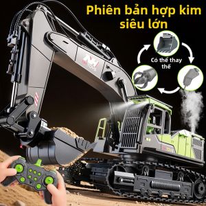 RC Alloy 3-in-1 Excavator Toy Car