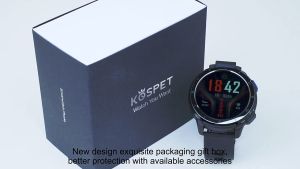 KOSPET Optimus 2 4G Smart Watch Men 4GB + 128GB 13MP Camera flash 2260 mAh 1.6" Android 10.7 Watch Phone WIFI Smartwatch Sport Watch Phone Mobile Phone Watch