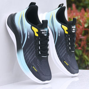 Mens Running Shoes 2025 New Ultra-light Shock Absorption Anti-slip Middle School Students Teenagers Autumn Sports Soft Bottom