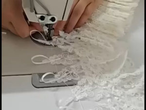 ​Bridal Lace Gloves - Rhinestone-Sequined Short Mittens For Wedding & Evening Party​