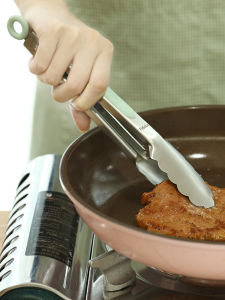 Long Kitchen Silicone Steak BBQ Grill Clamp Heat Resistant Cooking Food Clamp Vegetable Tongs Cooking Utensils BBQ Accessories