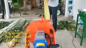 Máy Băm Chuối Mịn Mô Tơ Dây Đồng 100% Máy Băm Chuối Rau Cỏ Đa Năng 15kw (2hp)