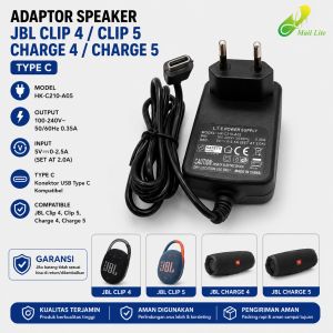 Adaptor Speaker J B L Clip 4 Clip5 Charge4 Charge 5 Type C