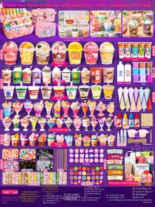 DIY Creative Cream Clay Stickers Set Toys