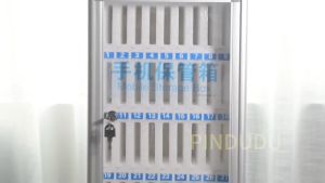 (COD)Mobile Phone Safe Box Transparent with Lock Factory Staff Force Student Handheld Wall-Mounted
