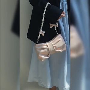 Tas Selempang Slingbag Tas Wanita Sholderbag Pita Fairy Tali Mutiara Tas Bahu Untuk Pesta Kondangan  Tas wanita gaya Korea Tas Diamond Bagshop DMTS076