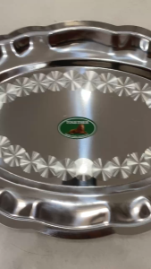 Đĩa Hấp Cá Inox Loại Dày Size Trung Dài 39cm