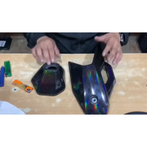 ADV 160 MUFFLER COVER AND TIP DECALS PRECUT