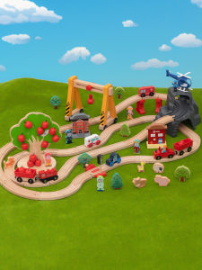 Brio Childrens Wooden Electric Train Track Set Magnetic Puzzle Building Blocks Toy Boy