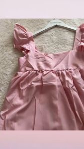 【READYSTOCK】Pink ruffled sleep dress pyjamas women loungewear pajamas 现货小飞袖连衣裙 睡裙 粉色睡衣  居家服女 仙女裙 休闲连衣裙
