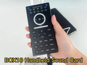 Siborie COD Paket Lengkap handhold soundcard BOX18 Complimentary mini mic Streaming Langsung Luar