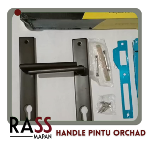 Handle Kunci Pintu Aluminium Komplit Set 30mm Orchad