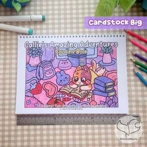 Callies Amazing Adventure Coloring Book | Coloring Book for Kids & Adults busy book | Callie Cat