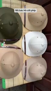 Mũ bác hồ thập niên xưa mũ cối vành rộng kiểu pháp