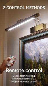 LUCKYLED Rechargeable Modern Wall Light Indoor Gold LED Wall Lamp Lampu dinding Dimmable Picture Light