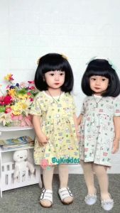 ByKiddos - Dress Motif Tupai Anak Perempuan Lokal Cantik / Dress Bayi Lucu Motif Tupai Gaya Santai