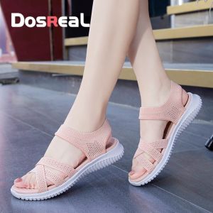 DosReaL Flats Sandals for Women Sale Korean New Style Orthopedic Sandals Women Bunion Sandals Flats with Strap Summer Beach Sandals