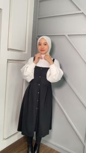 Mybamus Tikafisi Overall Midi Dress: Pilihan Penggunaan Sehari-hari