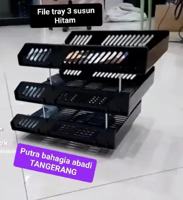 File tray plastik 3 susun dan 2 susun