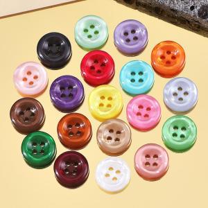 Besee | Colorful Universal Round Resin Buttons for Shirts and Cardigans