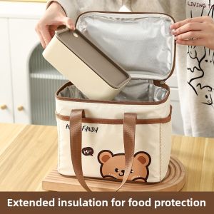 WODEBAIHUI | Handy Thermal Lunch Bag Thick