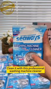 6PACKS SEAWAYS WASHING MACHINE CLEANING POWDER 125G | SUITABLE ALL TYPES OF WASHERS (MP06)